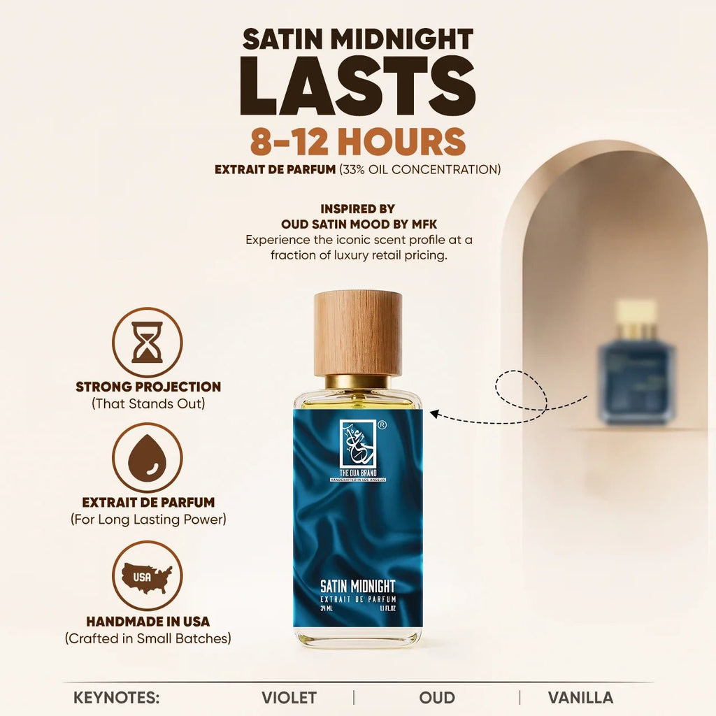 Dua Satin Midnight - FragranceGems