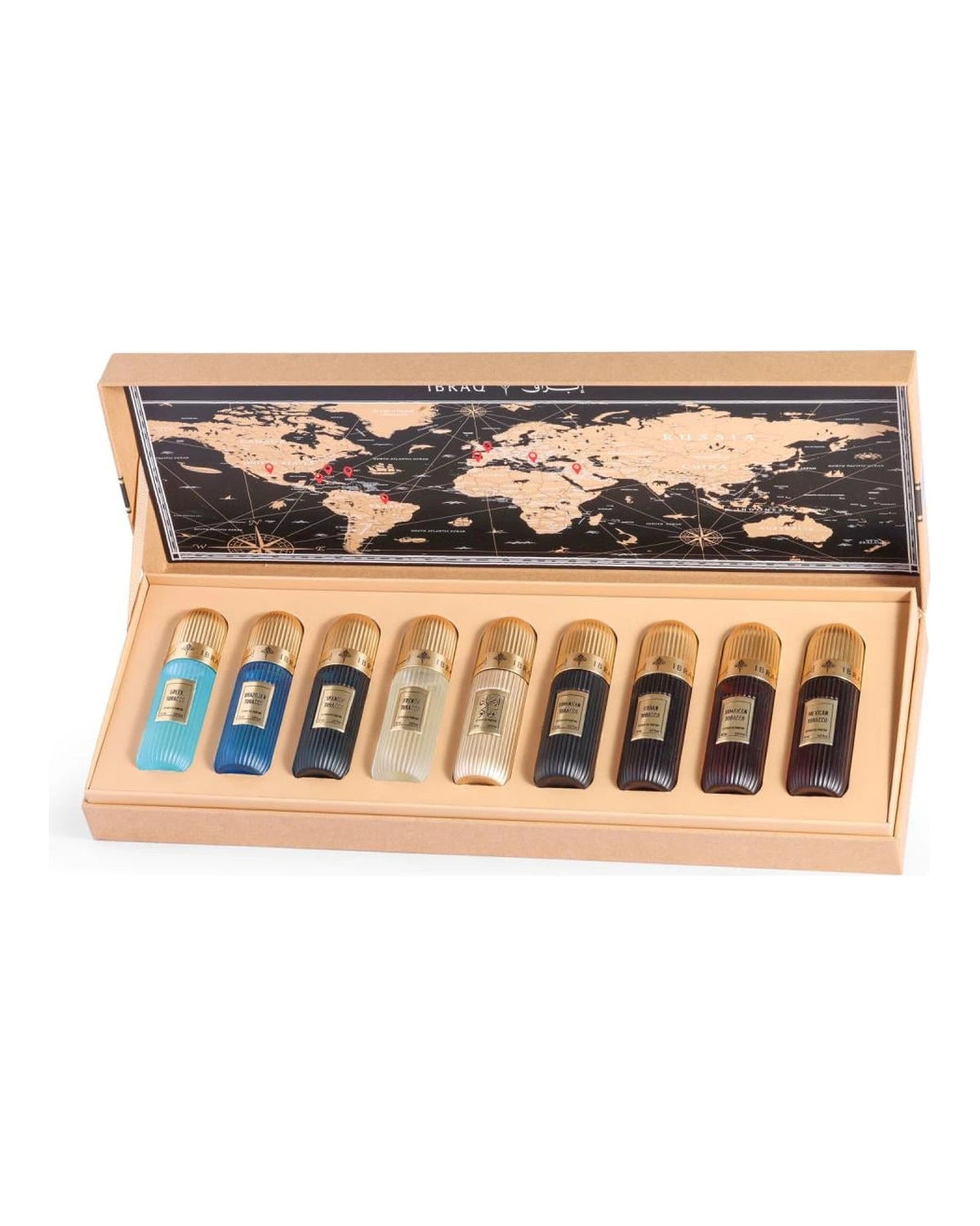 Ibraq Tobacco Collection Giftset (9 x 20ml) - FragranceGems