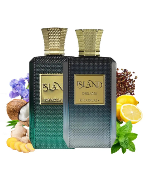 Khadlaj Island Bundel - Island + Island Dreams – Eaux de Parfum, flacon