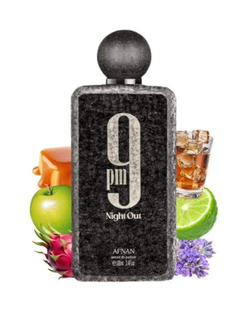 Afnan 9 PM Night Out (100ml) – Eaux de Parfum, flacon
