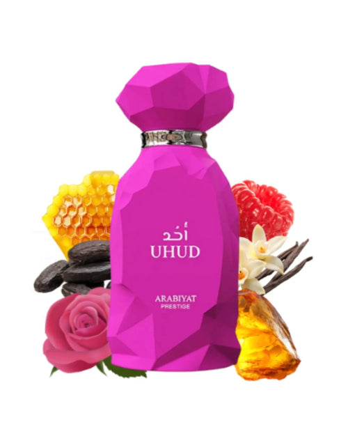 Arabiyat Prestige Uhud (100ml) – Arabische Eau de Parfum, flacon