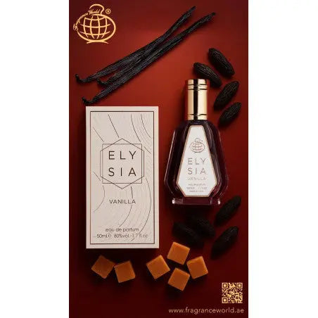 Fragrance World Elysia Vanilla (50ml) - FragranceGems FragranceGems